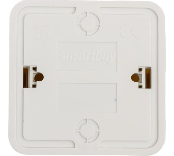 Телефонная розетка Smartbuy 1-местная белая Юпитер SBE-03w-S1-PH