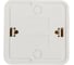 Телефонная розетка Smartbuy 1-местная белая Юпитер SBE-03w-S1-PH 3