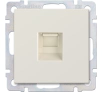 Телефонная розетка Smartbuy RJ11 бежевая Нептун SBE-05i-S1-PH