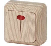 Двойной выключатель с подсветкой Intro 210511 10А, 250В, IP20, ОУ, Quadro Б0027645