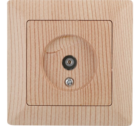 Розетка TV Intro 430111 одиночная, СУ, Solo, сосна Б0043374