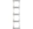 Рамка Smartbuy 4-местная горизонтальная серебро Венера SBE-01s-00-FR-4 2