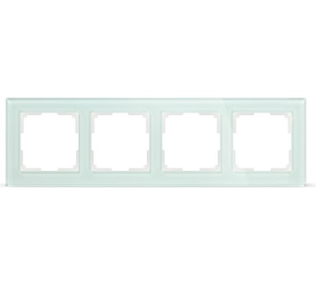 Рамка Smartbuy 4-местная стекло бежевая Нептун SBE-05i-Glass-FR-4