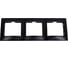 Рамка Smartbuy 3-местная горизонтальная черная Венера SBE-01b-00-FR-3 2
