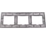 Рамка Smartbuy 3-местная горизонтальная черная Венера SBE-01b-00-FR-3 4