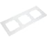 Рамка Smartbuy 3-местная стекло белая Нептун SBE-05w-Glass-FR-3 3