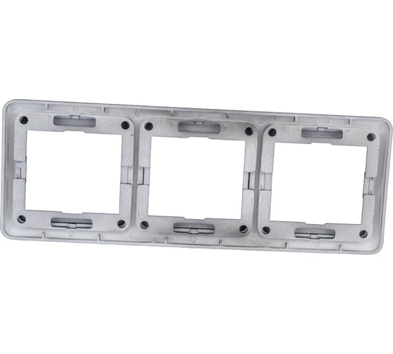 Рамка Smartbuy 3-местная горизонтальная черная Марс SBE-02b-00-FR-3