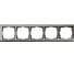 Рамка Smartbuy 5-местная серый никель Нептун SBE-05gn-Metal-FR-5 1