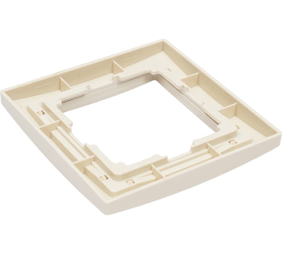 Рамка Smartbuy 1-местная пластик бежевая Нептун SBE-05i-Plastic-FR-1