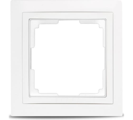 Рамка Smartbuy 1-местная пластик белая Нептун SBE-05w-Plastic-FR-1 16052062