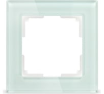 Рамка Smartbuy 1-местная стекло бежевая Нептун SBE-05i-Glass-FR-1