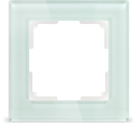 Рамка Smartbuy 1-местная стекло бежевая Нептун SBE-05i-Glass-FR-1