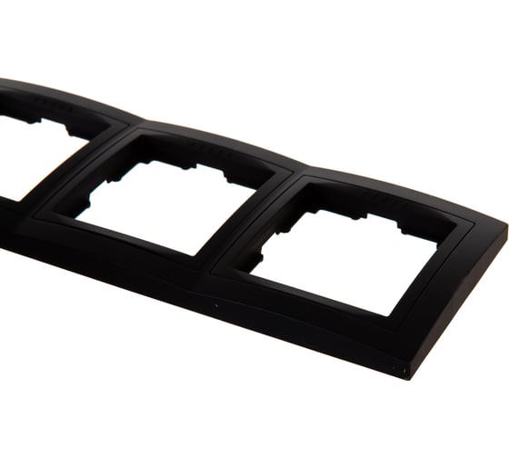 Рамка Smartbuy 5-местная пластик черная Нептун SBE-05b-Plastic-FR-5