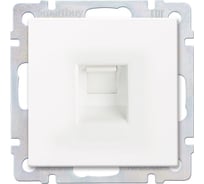 Компьютерная розетка Smartbuy RJ45 белая Нептун SBE-05w-S1-RJ