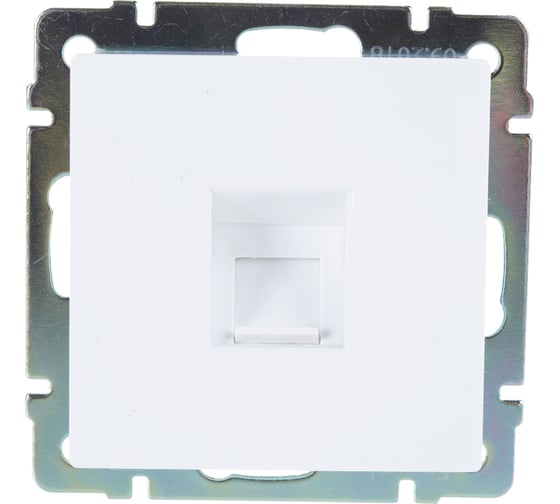 Компьютерная розетка Smartbuy RJ45 белая Нептун SBE-05w-S1-RJ