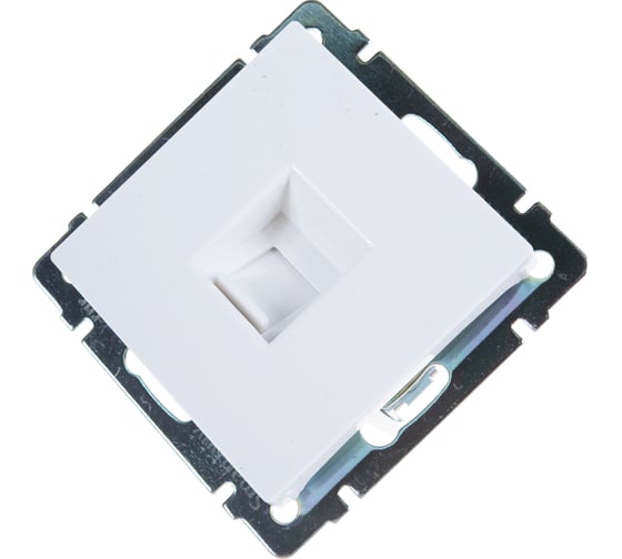 Компьютерная розетка Smartbuy RJ45 белая Нептун SBE-05w-S1-RJ