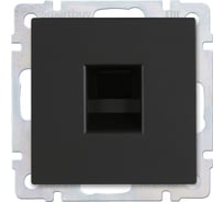 Компьютерная розетка Smartbuy RJ45 черная Нептун SBE-05b-S1-RJ