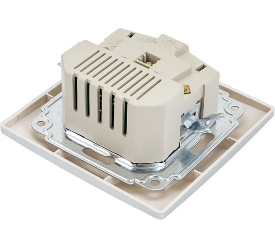 Розетка+USB Intro 141003 IP20, СУ, Plano, алюминий Б0043249