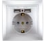 Розетка+USB Intro 141003 IP20, СУ, Plano, алюминий Б0043249 1
