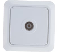 Розетка TV Intro 230101 одиночная, IP20, ОУ, Quadro, белый 360 Б0027658