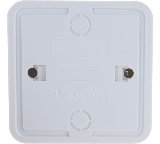 Розетка TV Intro 230101 одиночная, IP20, ОУ, Quadro, белый 360 Б0027658