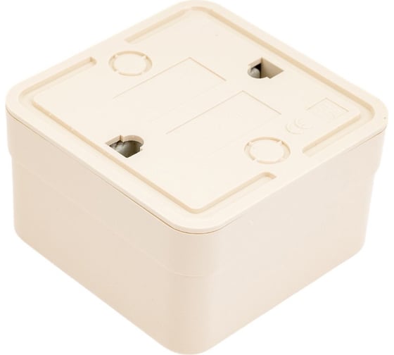 Розетка Intro 220202 2PE Schuko, 16А, 250В, IP20, ОУ, Quadro, слоновая кость Б0027650