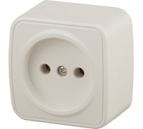 Розетка Intro 320102 2P, 16А, 250В, IP20, ОУ, Polo, слоновая кость 0 Б0036124