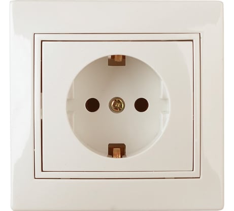 Розетка Intro 120602 2PE Schuko со шторками, 16А, 250В, IP20, СУ, Plano, Б0029846