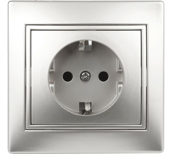 Розетка Intro 2P+E Schuko со шторками, 16А, 250В, IP20, СУ, Plano, Б0030074 1