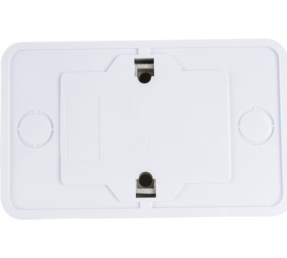 Розетка Intro 220401 2х2PE Schuko,16А, 250В, IP20, ОУ, Quadro, белый Б0027655