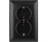 Розетка Intro 420505 2х2PE Schuko,16А, 250В, СУ, Solo, антрацит Б0043337 1