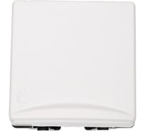 Двухполюсная розетка Simon с заземлением, с откидной крышкой, IP40, с защитными шторками S27 27490-35