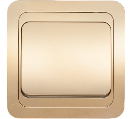 Выключатель Smartbuy 1-клавишный 10А шампань Марс SBE-02c-10-SW1-0-c