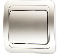 Выключатель Smartbuy 1-клавишный 10А серебро Марс SBE-02s-10-SW1-0-c