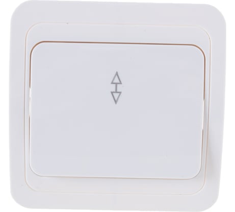 Проходной выключатель Smartbuy 1-клавишный 10А белый Марс SBE-02w-10-SW12-0