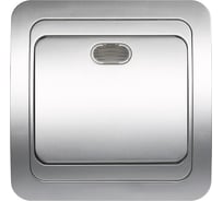 Выключатель Smartbuy 1-клавишный с индикатором 10А серебро Марс SBE-02s-10-SW1-1-c