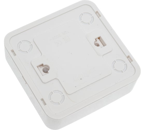 Выключатель Smartbuy 2-клавишный с индикатором 10А белый Юпитер SBE-03w-10-SW2-1