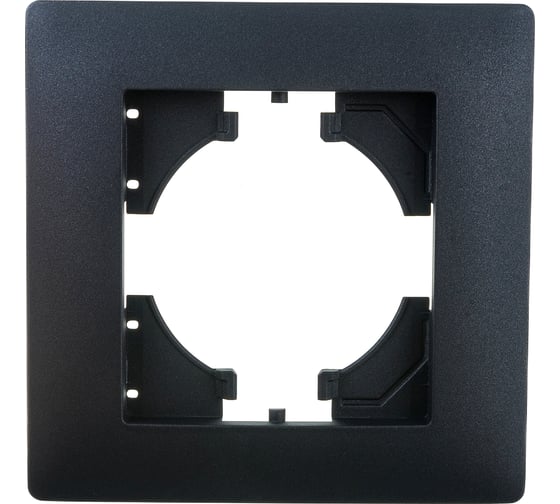 Рамка GUSI ELECTRIC Bravo 1-местная, цвет графит С1010-010