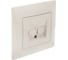 Компьютерная розетка GUSI ELECTRIC Bravo RJ45, двойная, СУ, бежевый С10К2-003-СБ 2