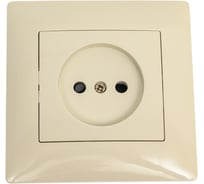 Розетка GUSI ELECTRIC Bravo без БЗК, с ЗП, СУ, 16А, 250 В, бежевая С10Р2-003-СБ