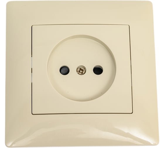 Розетка GUSI ELECTRIC Bravo без БЗК, с ЗП, СУ, 16А, 250 В, бежевая С10Р2-003-СБ 1