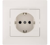 Розетка GUSI ELECTRIC Bravo с БЗК, с ЗП, СУ, 16А, 250 В, бежевая С10Р4-003-СБ