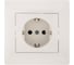 Розетка GUSI ELECTRIC Bravo с БЗК, с ЗП, СУ, 16А, 250 В, бежевая С10Р4-003-СБ 1