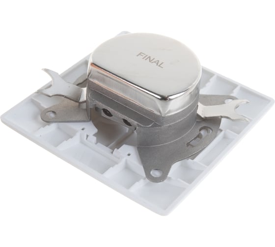 Розетка TV+SAT GUSI ELECTRIC Bravo оконечная, СУ, белый С10TS1-001-СБ