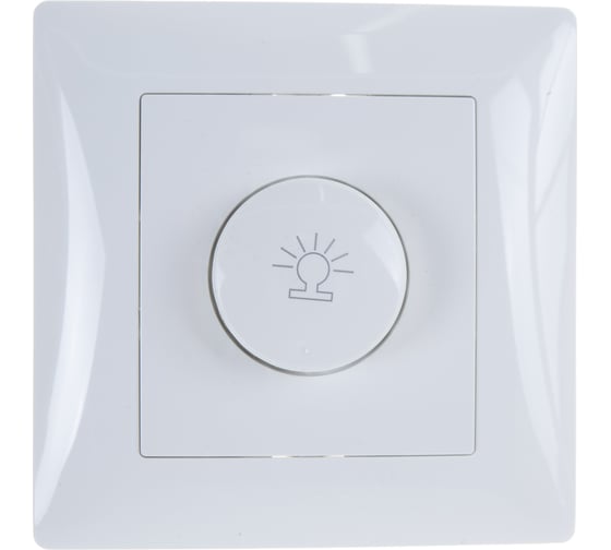 Диммер GUSI ELECTRIC Bravo 500 W, СУ, белый С10Д6-001-СБ