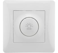 Диммер GUSI ELECTRIC Ugra 500 W, СУ, белый С11Д6-001-СБ