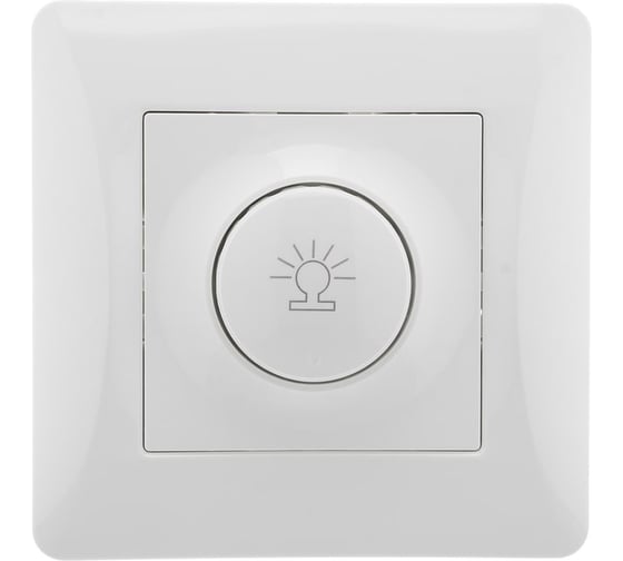 Диммер GUSI ELECTRIC Ugra 500 W, СУ, белый С11Д6-001-СБ 1