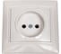 Розетка Smartbuy 1-местная без заземления 10А белая, керамика Венера SBE-01w-10-S1-N-c 2