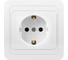 Розетка Smartbuy 1-местная с заземлением 16А белая Марс SBE-02w-16-S1-Z 1