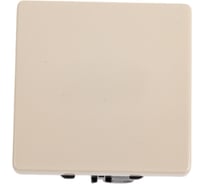 Одноклавишный проходной выключатель Simon 10А, 250В, широкий модуль, S27, слоновая кость 27201-62